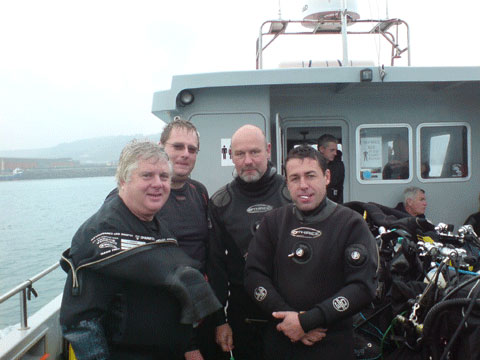 In2scuba Dive Club members dive SS Strathclyde at Dover!