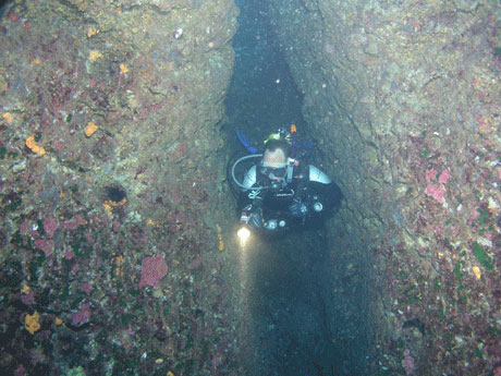 Tim Waters in the Coral Caves