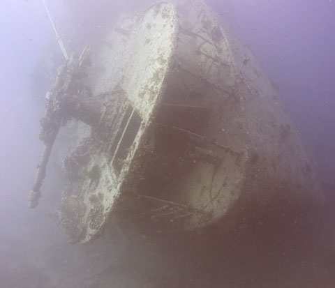 The stern of the Thistlegorm