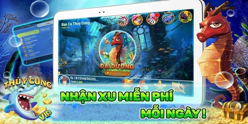 Trò chơi thuộc game bắn cá 3D với thiết kế siêu HOT